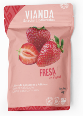 Fresas Rodajas 15g VIANDA